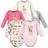 Hudson Baby Cotton Long-Sleeve Bodysuits 5-pack - Colorful Safari