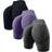 OQQ Women's Butt Lifting Yoga Shorts - Black/Purple/Grey