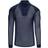 Brynje Wool Thermo Zip Polo with Shoulder Insert - Navy
