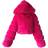 Memela Women's Faux Fur Coat Jacket - Hot Pink