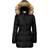 Wenven Women's Winter Thicken Puffer Coat Warm Jacket - Black