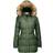 Wenven Women's Winter Thicken Puffer Coat Warm Jacket - Army Green