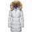 Wenven Women's Winter Thicken Puffer Coat Warm Jacket - Grey