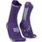 Compressport Pro Racing V4.0 Run High Socks Unisex - Purple/Paradise Green