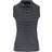 Nike Dri-FIT Victory Women's Striped Sleeveless Golf Polo - Black/White