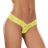 Mapale Ultra-Thin Racy Lace Thong - Hot Yellow