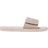 Michael MK Logo Pool Slide Sandals - White/Gold