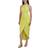 Julia Jordan Knot Neck Tulip Hem Midi Dress - Light Yellow