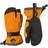 Hestra Jr Gauntlet CZone 3-finger - Orange/Graphite (32532-510380)