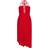 City Chic Plait Detail Maxi Dress - Red