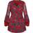 City Chic Ariarne Dress Plus Size - Red Rose