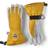 Hestra Heli Female 5-finger Ski Gloves - Mustard/Off White