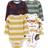 Carter's Baby L/S Bodysuits 4-pack - Yellow Multi