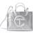 Telfar Medium Shopping Bag - Silver