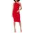 Norma Kamali Diana Dress To Knee - Red