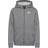 Nike Kid's Sportswear Club Full Zip Hoodie - Carbon Heather/Smoke Grey/White (BV3699-091)
