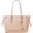 Michael Kors Voyager Medium Crossgrain Leather Tote Bag - Soft Pink