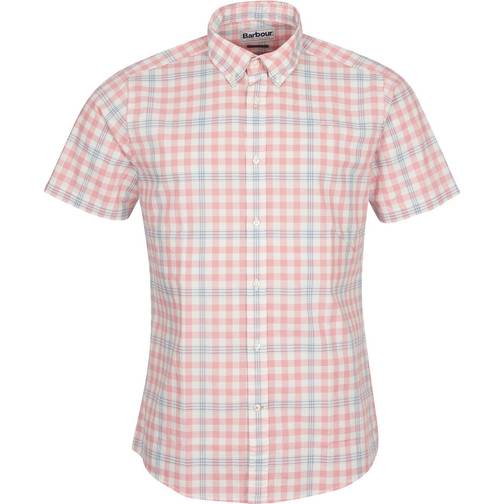 Barbour Middleton Short Sleeve Tailored Shirt - Pink - Compare Prices ...