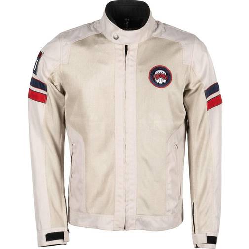 Helstons Elron Mesh Motorcycle Textile Jacket, beige, L, beige • Price