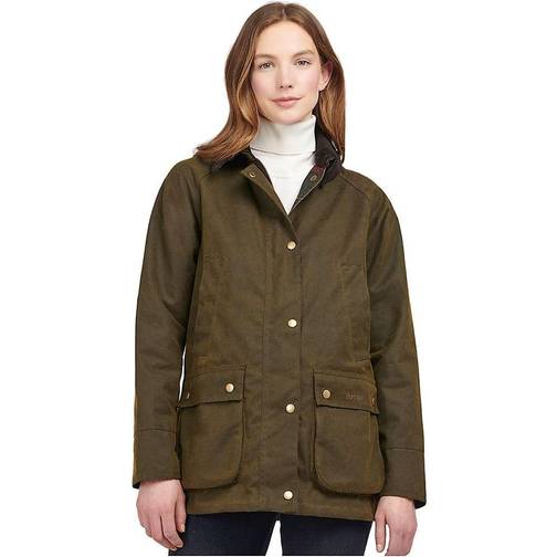 Barbour Acorn Waxed Cotton Jacket Olive - Compare Prices - Klarna US