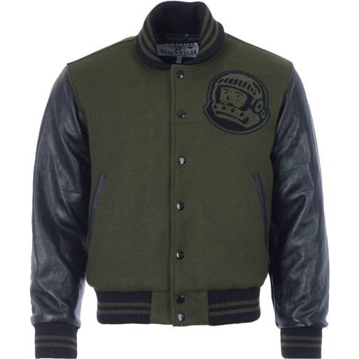 Billionaire Boys Club Astro Leather Varsity Jacket Dark - Compare ...