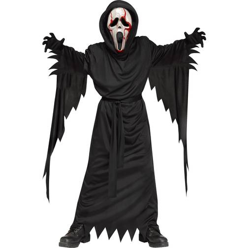 Fun World Scream Bleeding Ghost Face Halloween Scary Costume • Price