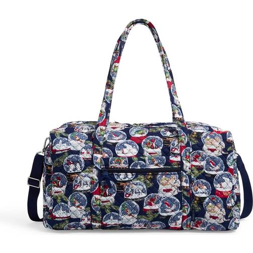 Vera Bradley Large Travel Duffel Bag, Snow Globes-Recycled Cotton • Price