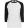 Urban Classics Contrast 3/4 Sleeve Raglan T-shirt - White/Black