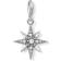 Thomas Sabo Charm Club Royalty Star Charm Pendant - Silver/White