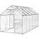 tectake Greenhouse 6.93m² Aluminium Polykarbonat