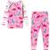 Hatley Darling Dinos Raglan Pajama Set - Pink (S19PDK1269)