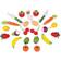 Janod Fruits & Vegetables Basket 24pcs
