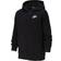 Nike Kid's Sportswear Club Full Zip Hoodie - Black/Black/White (BV3699-010)