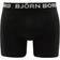 Björn Borg Solid Cotton Stretch Shorts 3-pack - Black