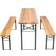 tectake Table & Bench Sets