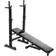 tectake Weight Bench with Barbell Rack