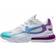 Nike Air Max 270 React W - White/Aurora/Vivid Purple/Light Blue