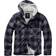 Brandit Lumber Jacket - Black/Grey