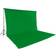 tectake Photo Background Complete Set 3x6m Green