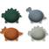 Liewood Iggy Silicone Dino Bowls 4-pack