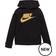 Nike Big Kid's Sportswear Club Fleece Pullover Hoodie - Black/Metallic Gold (CJ7861-013)