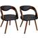vidaXL 240706 2-pack Kitchen Chair