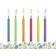 PartyDeco Decor Birthday Candles 6-pack