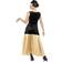 Smiffys 20's Gatsby Girl Costume Black & Gold