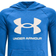 Under Armour Boy's UA Rival Fleece Big Logo Hoodie - Blue Circuit/Onyx White (1357585)