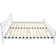 tectake Bed Frame with Slatted Base 76cm Bettrahmen 140x200cm