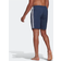 adidas Classic-Length 3-Stripes Swim Shorts - Crew Navy/White