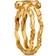 Maanesten Shelly Ring - Gold/Labradorite