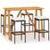 vidaXL 3067962 Outdoor Bar Set, 1 Table incl. 4 Chairs