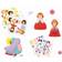 Djeco Creative Sticker Set I Love Princesses